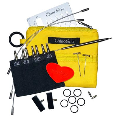 Kit JAUNE Twist Shorties interchangeables - Large - ChiaoGoo
