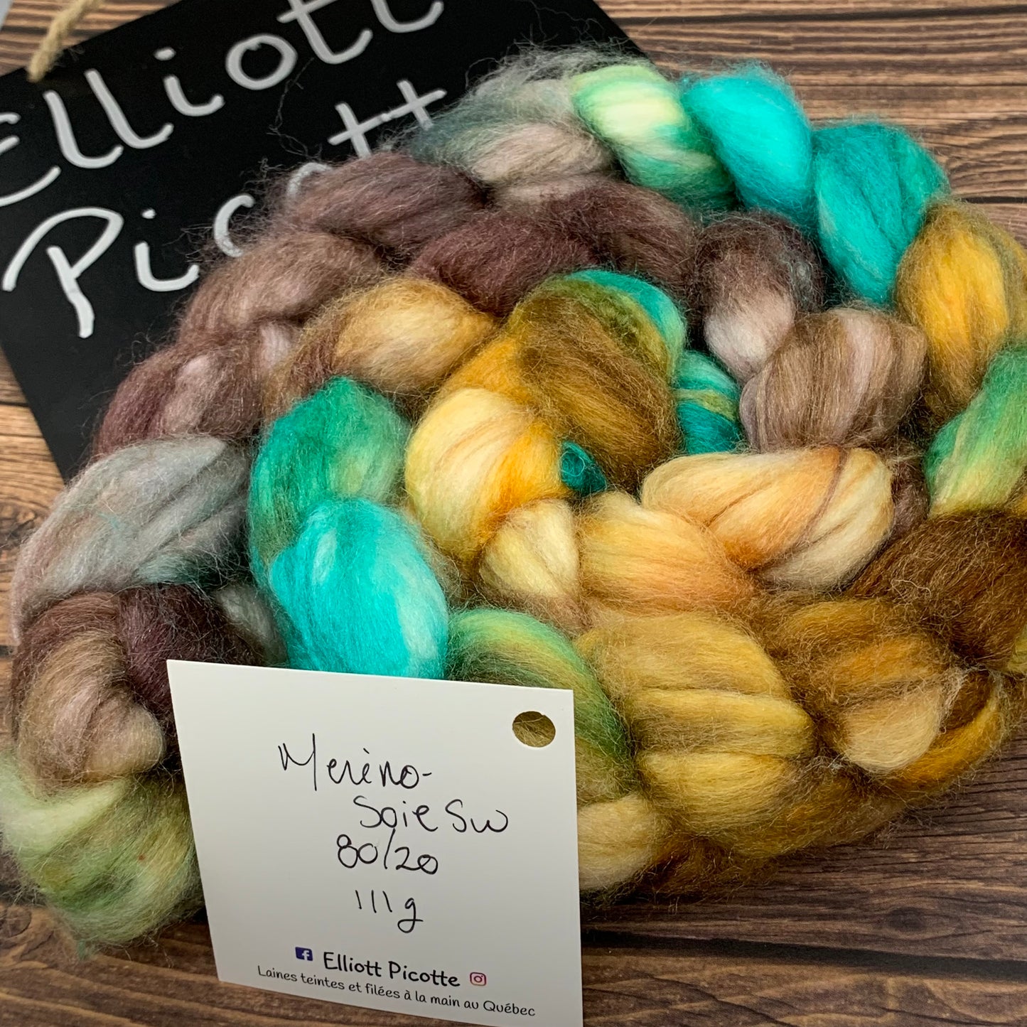 Tresses à filer - Mérinos Soie SW