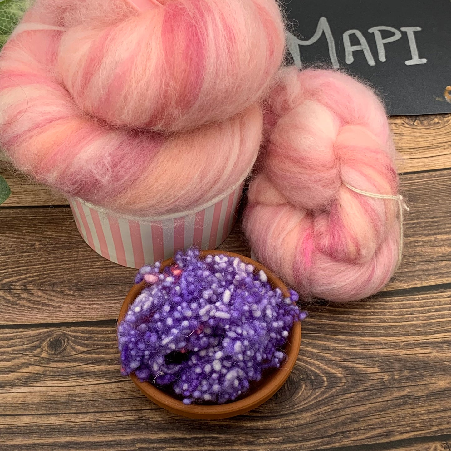 Fibres Bonbon sucré à filer - Mérinos 19 microns