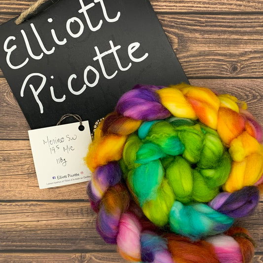 Tresses à filer - Mérinos SW 19.5 microns