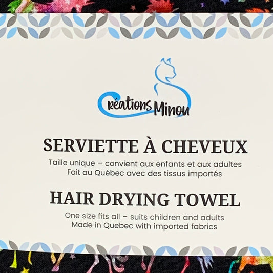 Serviettes à cheveux