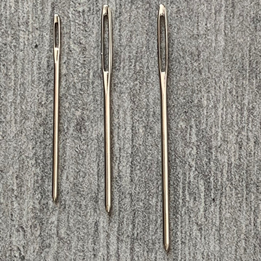 Aiguilles à laine en métal - Ensemble de 3